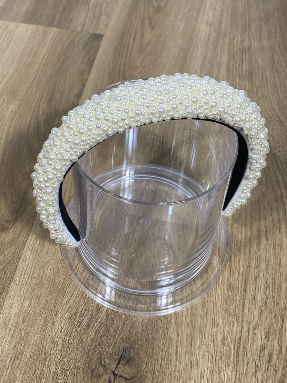 Baublebar Becca Pearl Beaded Padded Headband with Cream Pearls